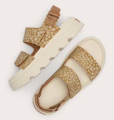 Kinetic Sunchase Ankle Strap Women's Sandal, Color: Tawny Buff, Chalk, image 12