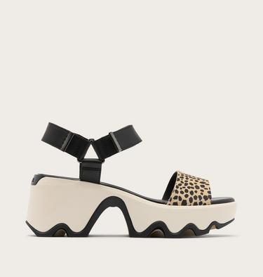 Kinetic Aura Y-Strap Women's Sandal, Color: Black, Snow, image 17