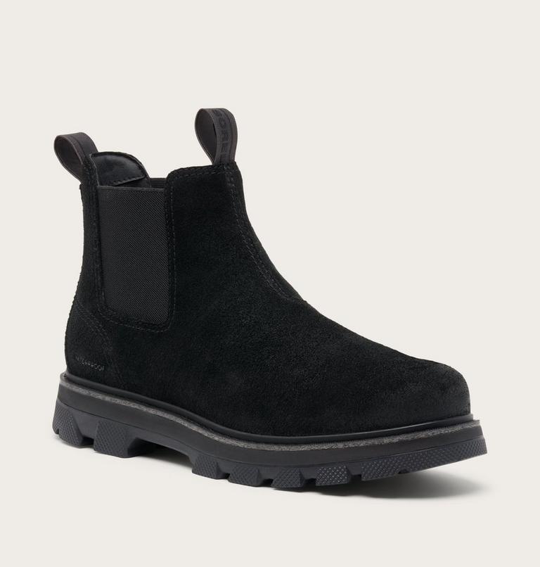 Botte Chelsea Imperm&eacute;able Lark-47 Homme, Color: Black, Bleached Ceramic, image 7