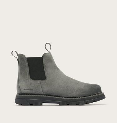 Lark-47 Chelsea Men's Waterproof Boot, Color: Grill, Black, image 5