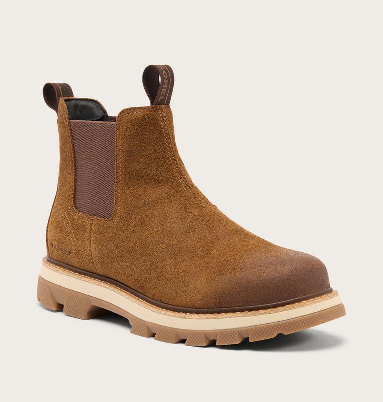 Botte Chelsea Imperm&eacute;able Lark-47 Homme, Color: Velvet Tan, Tobacco, image 7
