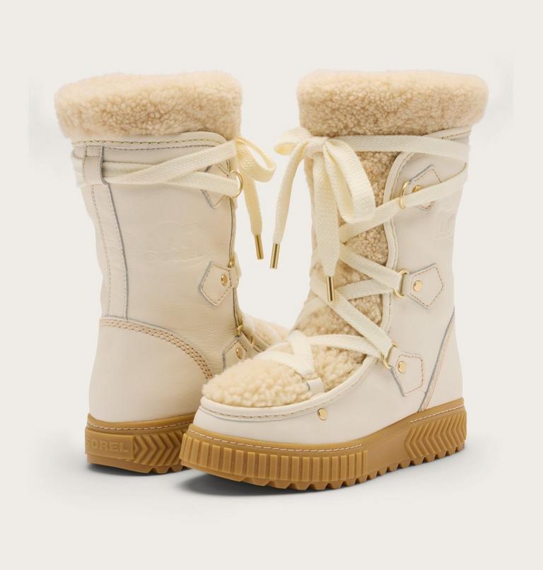 Bottes d'hiver hautes de luxe Ona Ave Alpine pour femmes, Color: Snow, Gum 17, image 9