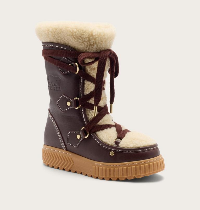Bottes d'hiver hautes de luxe Ona Ave Alpine pour femmes, Color: Red Lodge, Gum 2, image 7
