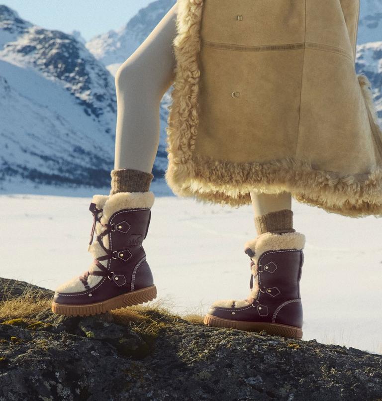 Women's Ona Ave Alpine Tall Lux Winter Boots, Color: Red Lodge, Gum 2, image 13