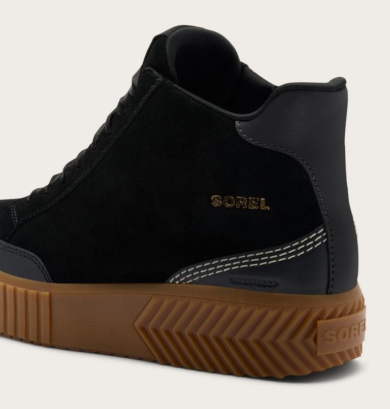 Ona Ave Zip Mid Women's Waterproof Sneaker, Color: Black, Gum 2, image 6