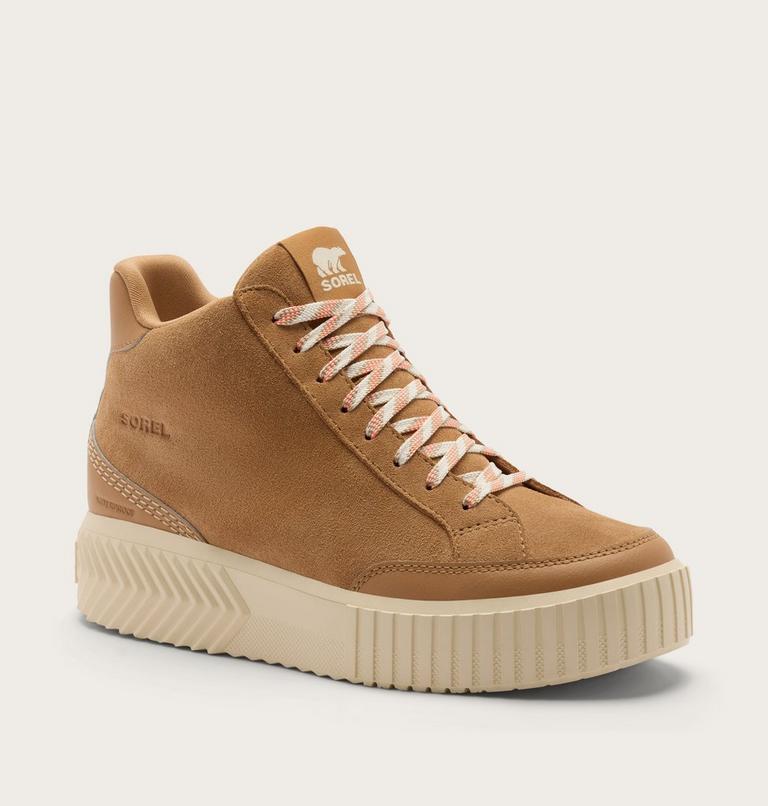 Chaussures de sport imperm&eacute;ables mi-hautes Ona Ave Zip Mid pour femmes, Color: Tawny Buff, Chalk, image 7