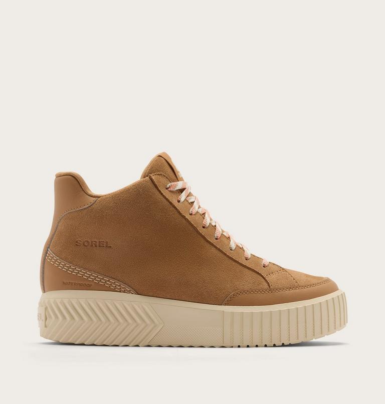 Chaussures de sport imperm&eacute;ables mi-hautes Ona Ave Zip Mid pour femmes, Color: Tawny Buff, Chalk, image 1