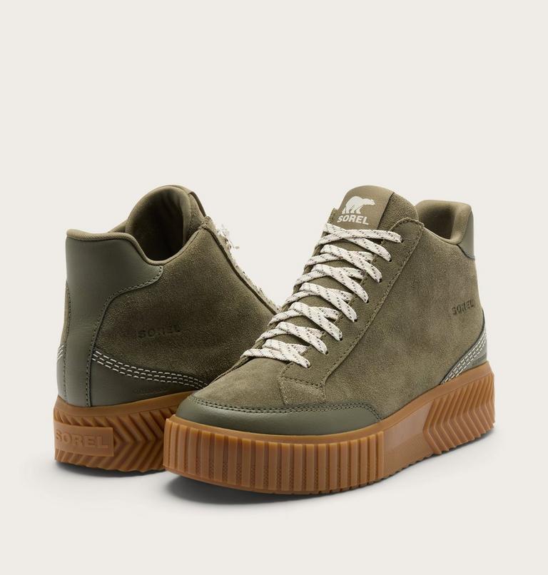 Ona Ave Zip Mid wasserdichter Sneaker f&uuml;r Frauen, Color: Stone Green, Gum 2, image 9