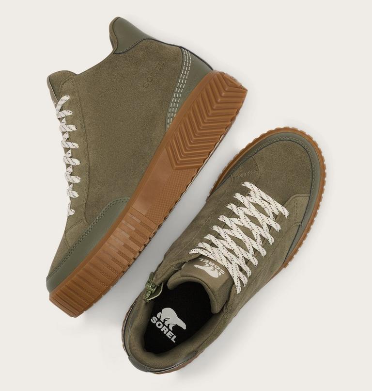 Ona Ave Zip Mid wasserdichter Sneaker f&uuml;r Frauen, Color: Stone Green, Gum 2, image 5