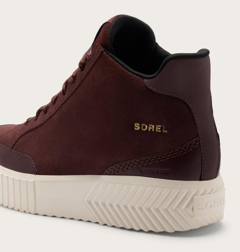 Ona Ave Zip Mid Women's Waterproof Sneaker, Color: Red Lodge, Snow, image 6