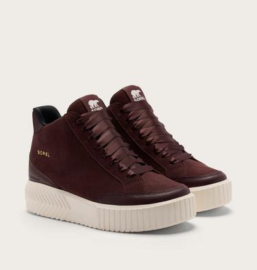 Ona Ave Zip Mid Women's Waterproof Sneaker, Color: Red Lodge, Snow, image 10