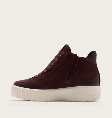 Ona Ave Zip Mid Women's Waterproof Sneaker, Color: Red Lodge, Snow, image 12