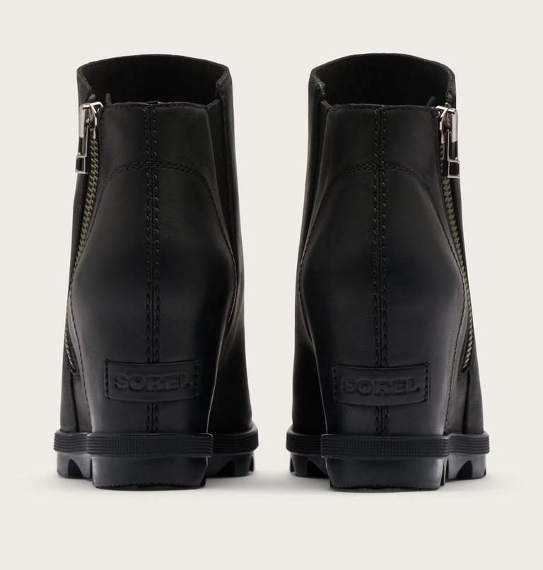 Joan Rhapsody Zip Women's Wedge Boot, Color: Black, Black, image 3