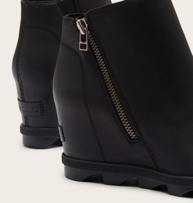 Joan Rhapsody Zip Women's Wedge Boot, Color: Black, Black, image 6