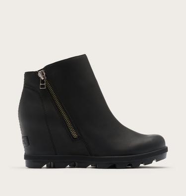 Joan Rhapsody Zip Women's Wedge Boot, Color: Black, Black, image 1