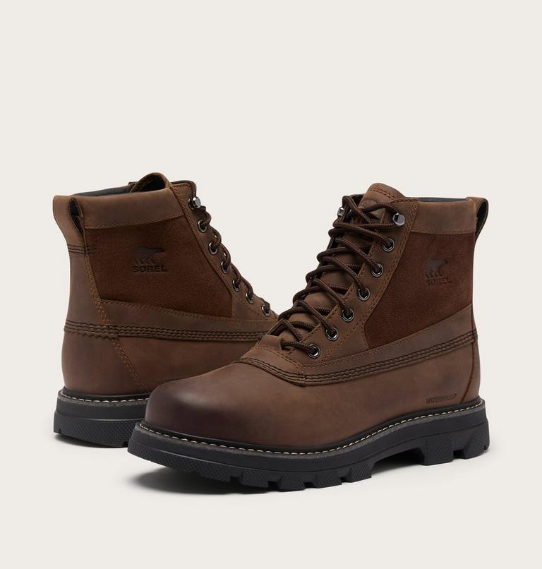 Lark-47 wasserdichte Stiefel f&uuml;r M&auml;nner, Color: Tobacco, Black, image 9