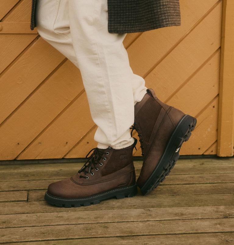 Lark-47 Men's Waterproof Boot, Color: Tobacco, Black, image 12