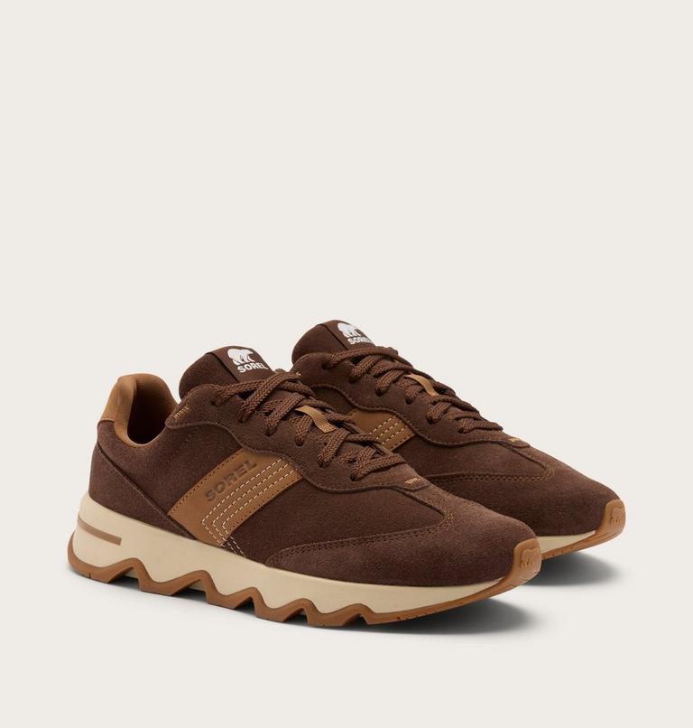 Kinetic Ember Lux Men's Sneaker, Color: Tobacco, Velvet Tan, image 2