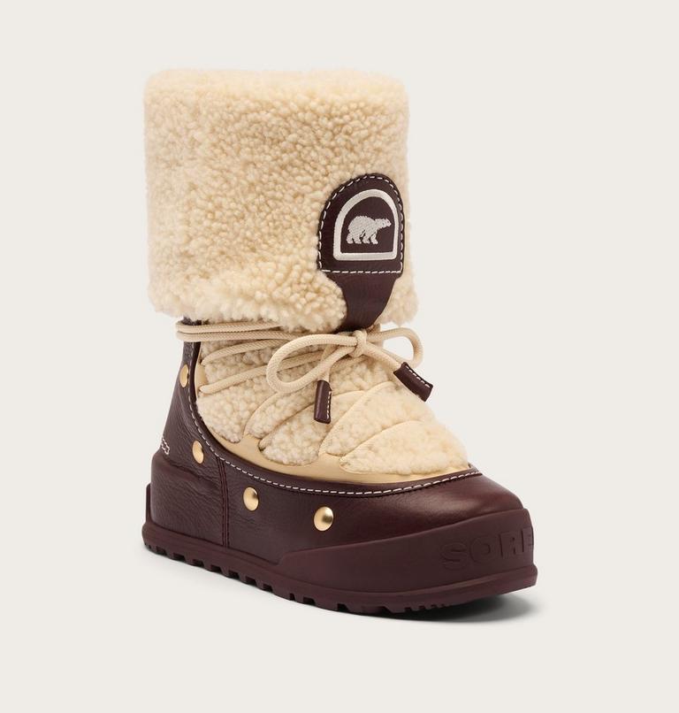 Mad Yama Women's Winter Boot, Color: Red Lodge, Natural, image 7