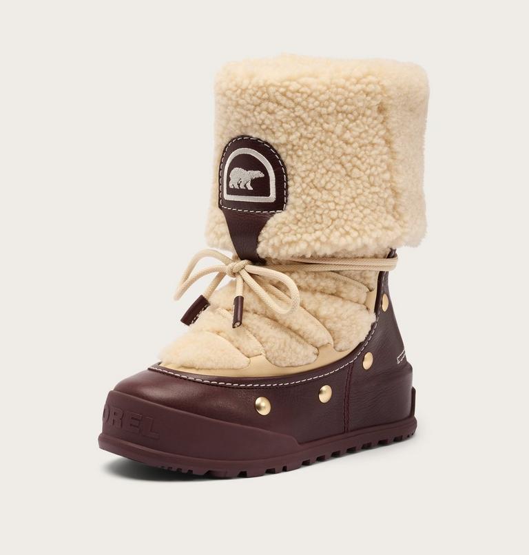 Mad Yama Women's Winter Boot, Color: Red Lodge, Natural, image 8