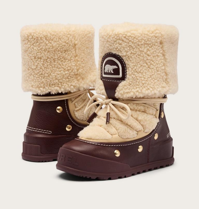 Mad Yama Women's Winter Boot, Color: Red Lodge, Natural, image 9