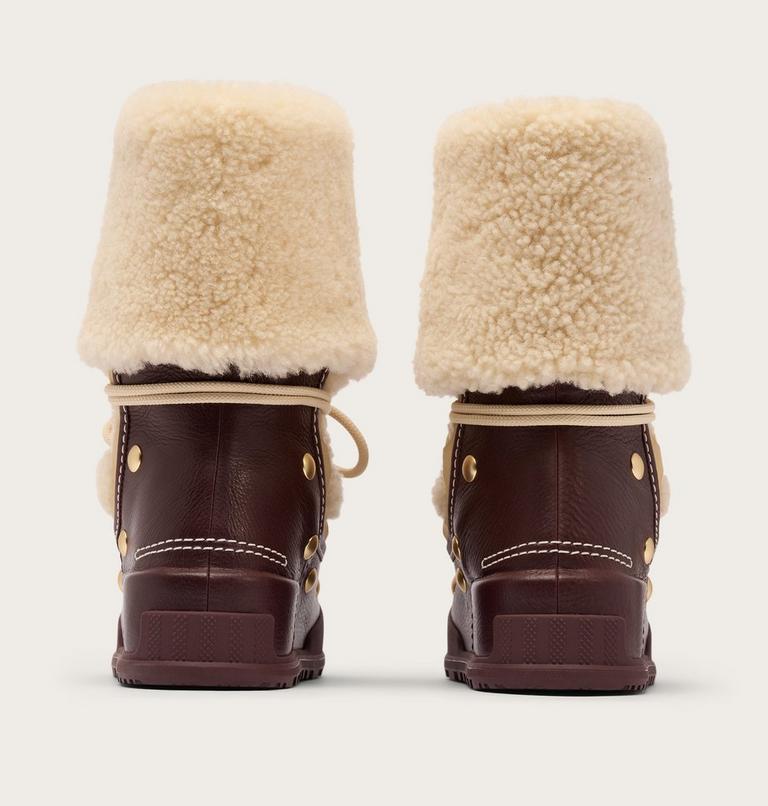 Mad Yama Women's Winter Boot, Color: Red Lodge, Natural, image 3
