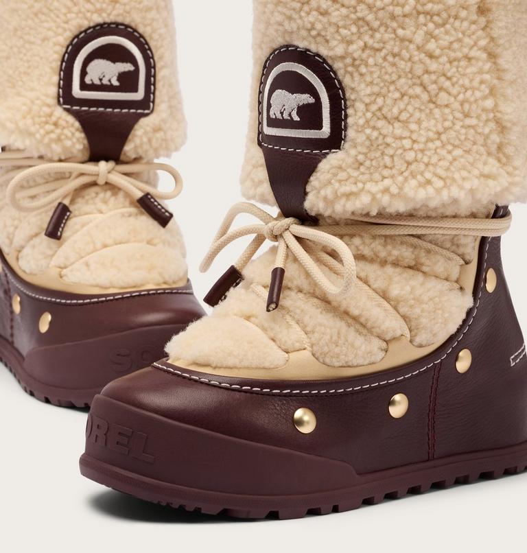 Mad Yama Women's Winter Boot, Color: Red Lodge, Natural, image 10
