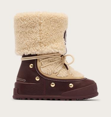 Mad Yama Women's Winter Boot, Color: Red Lodge, Natural, image 1