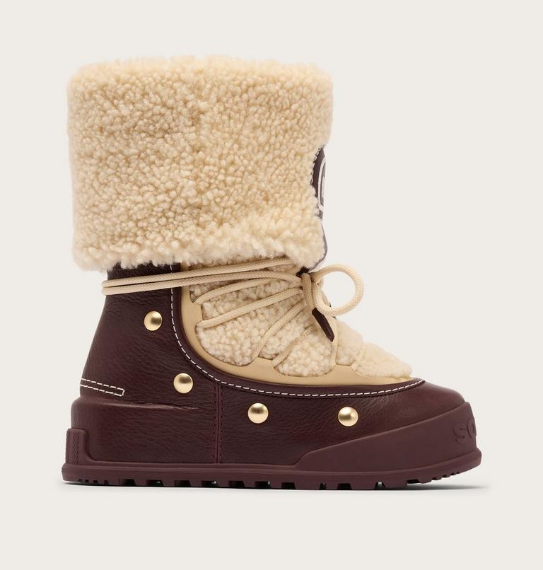 Mad Yama Women's Winter Boot, Color: Red Lodge, Natural, image 1