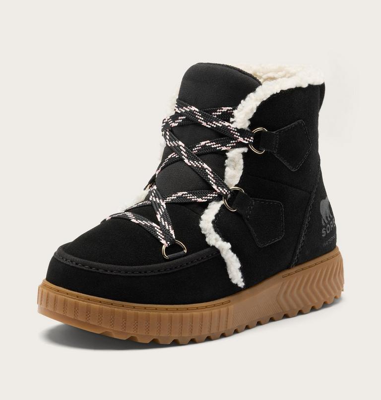 Youth Ona Ave Alpine Winter Boots, Color: Black, Gum 2, image 8