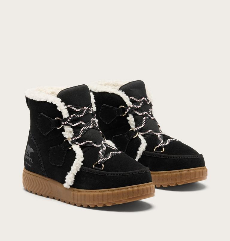 Youth Ona Ave Alpine Winter Boots, Color: Black, Gum 2, image 2