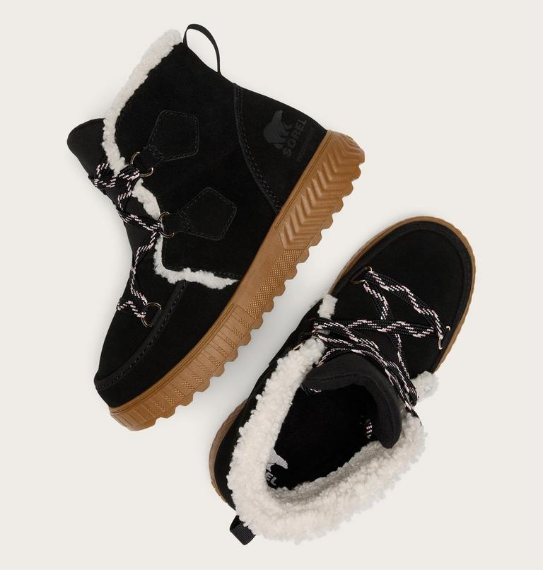 Youth Ona Ave Alpine Winter Boots, Color: Black, Gum 2, image 5