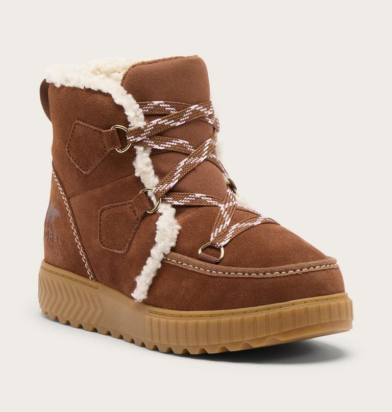 Youth Ona Ave Alpine Winter Boots, Color: Dark Auburn, Gum 2, image 7