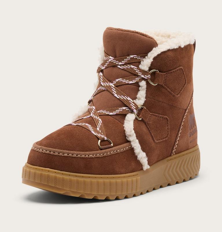 Youth Ona Ave Alpine Winter Boots, Color: Dark Auburn, Gum 2, image 8