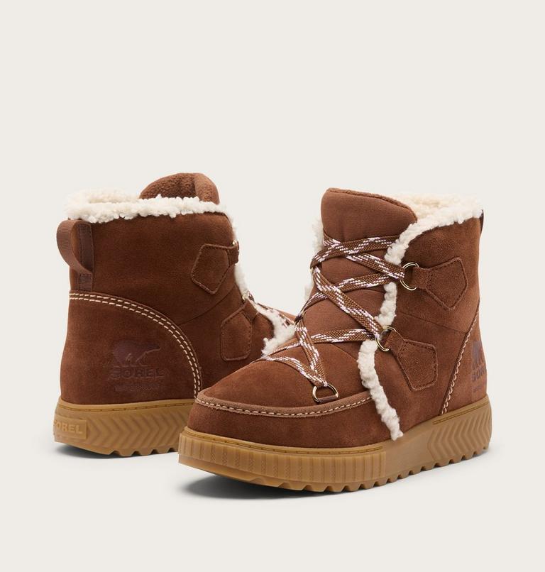 Youth Ona Ave Alpine Winter Boots, Color: Dark Auburn, Gum 2, image 9