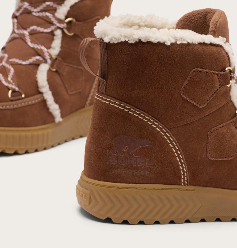 Youth Ona Ave Alpine Winter Boots, Color: Dark Auburn, Gum 2, image 10