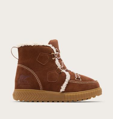 Youth Ona Ave Alpine Winter Boots, Color: Dark Auburn, Gum 2, image 1