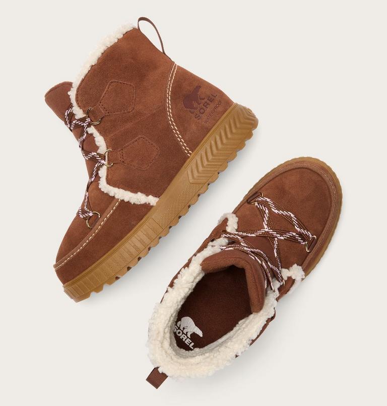 Youth Ona Ave Alpine Winter Boots, Color: Dark Auburn, Gum 2, image 5