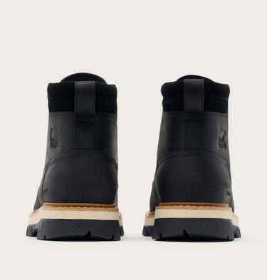 Lark-47 Moc Toe Men's Waterproof Boot, Color: Black, Bleached Ceramic, image 3