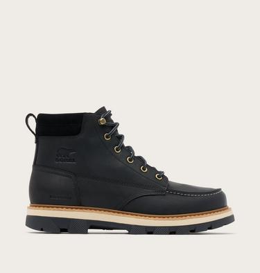 Botte Imperm&eacute;able Bout Mocassin Lark-47 Homme, Color: Black, Bleached Ceramic, image 1