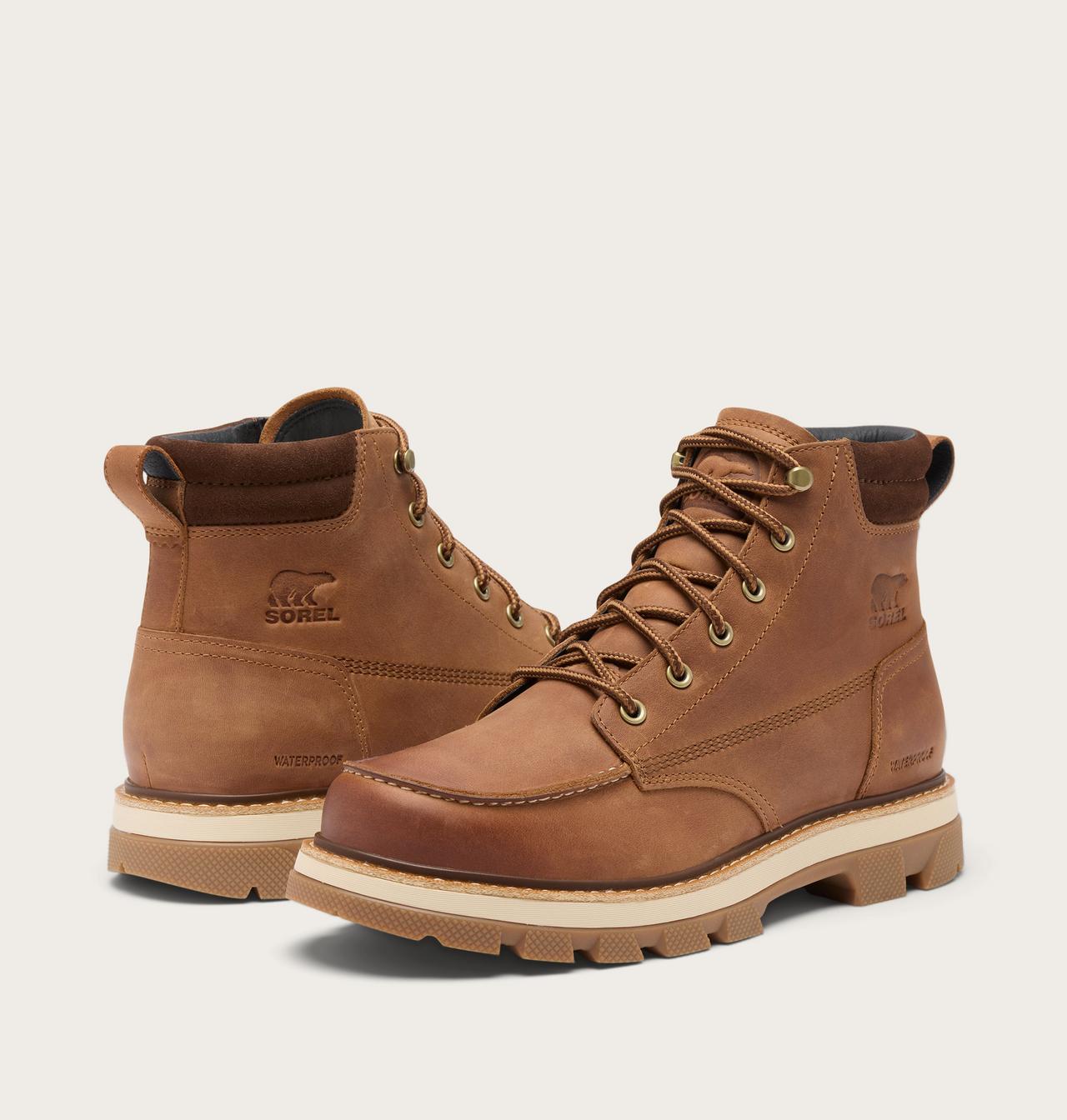 【値下げ交渉OK】SOREL 防水ブーツ 26.0 cm ブラウン Lark-47™ Moc Toe Men's Waterproof Boot | SOREL