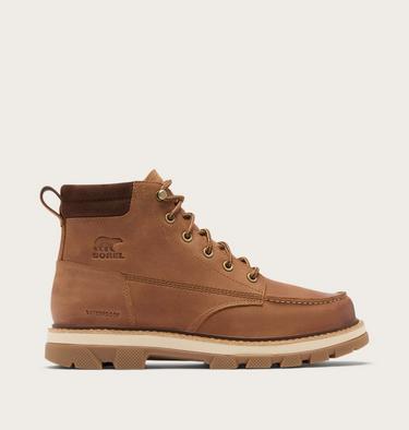 Botte Imperm&eacute;able Bout Mocassin Lark-47 Homme, Color: Velvet Tan, Tobacco, image 1