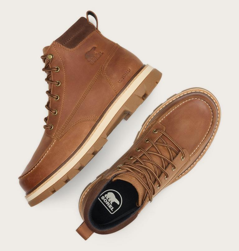Lark-47 Moc Toe wasserdichte Stiefel f&uuml;r M&auml;nner, Color: Velvet Tan, Tobacco, image 5