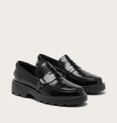 Revel Ave Loafer Women's Shoe, Color: Black, Chalk, image 2