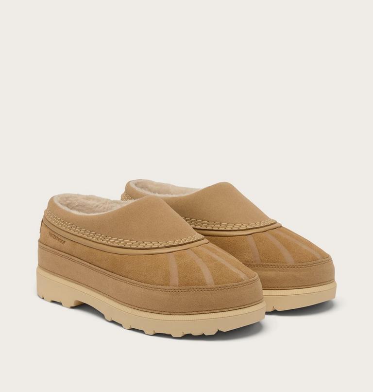 Youth Ambler Fireside Waterproof Clog, Color: Caribou Buff, Caribou Beige, image 2