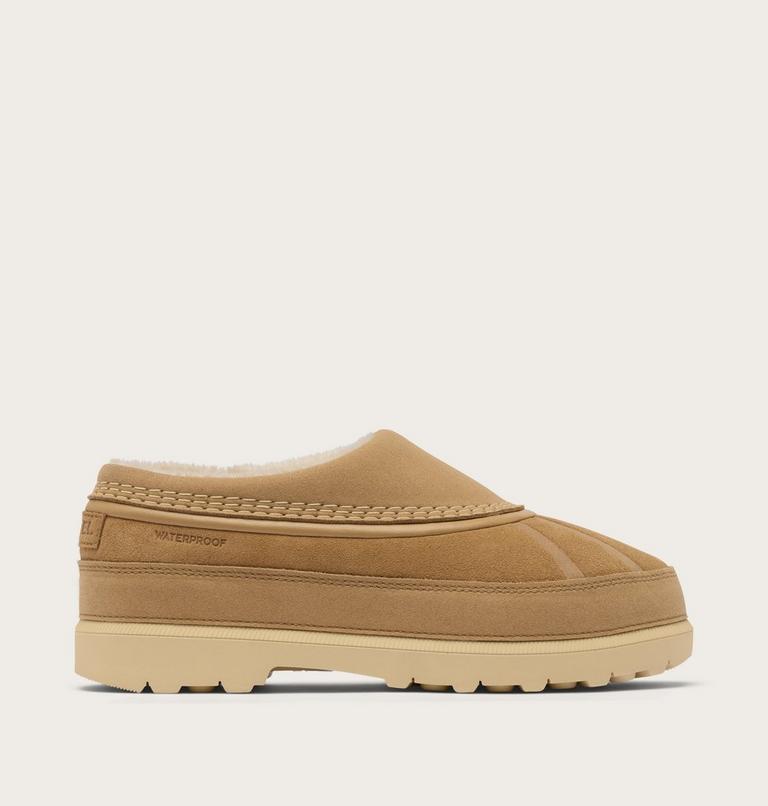 Youth Ambler Fireside Waterproof Clog, Color: Caribou Buff, Caribou Beige, image 1