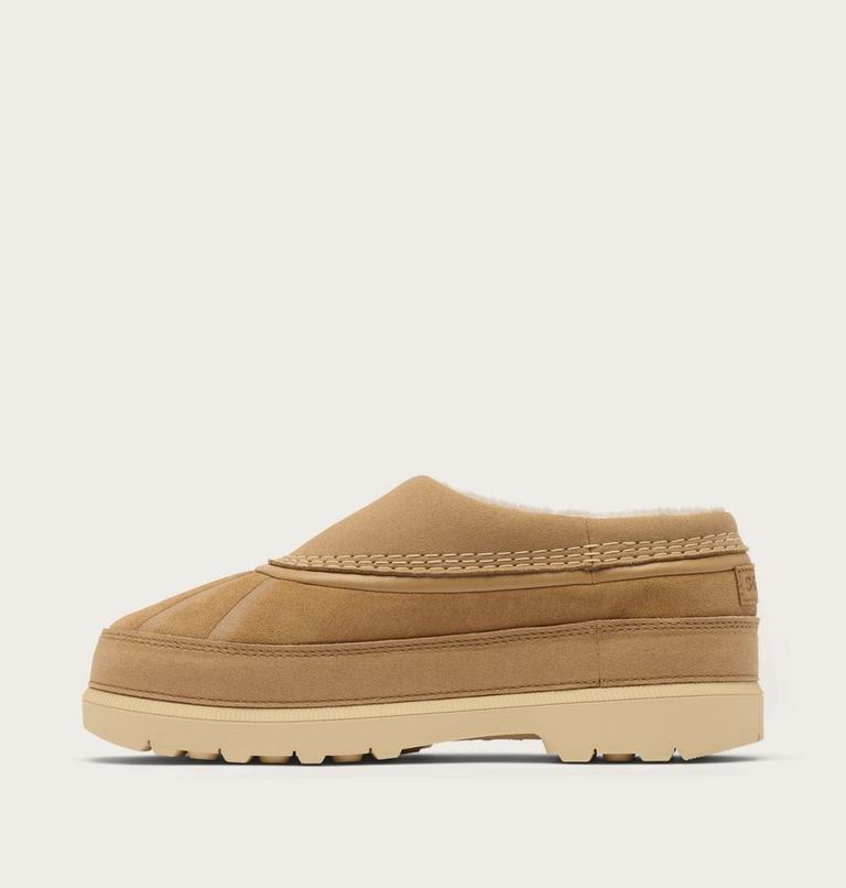 Youth Ambler Fireside Waterproof Clog, Color: Caribou Buff, Caribou Beige, image 4