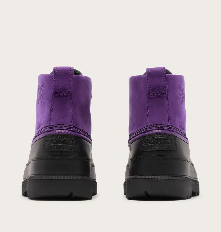 Unisex SOREL X NEEDLES Ambler Chukka Waterproof Boots, Color: Ultra Violet, Black, image 3