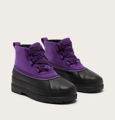 Unisex SOREL X NEEDLES Ambler Chukka Waterproof Boots, Color: Ultra Violet, Black, image 2