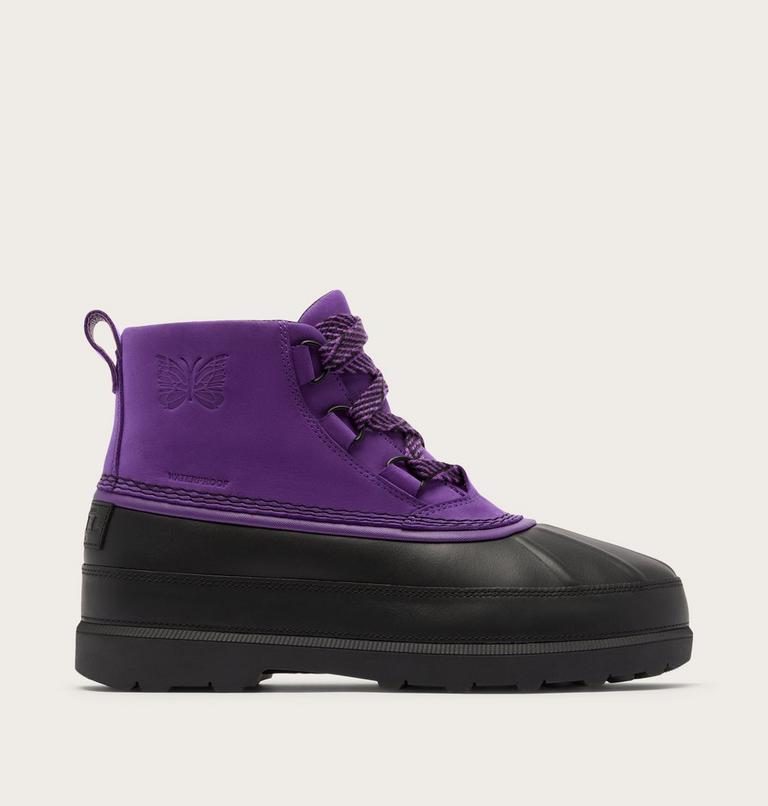 Unisex SOREL X NEEDLES Ambler Chukka Waterproof Boots, Color: Ultra Violet, Black, image 1